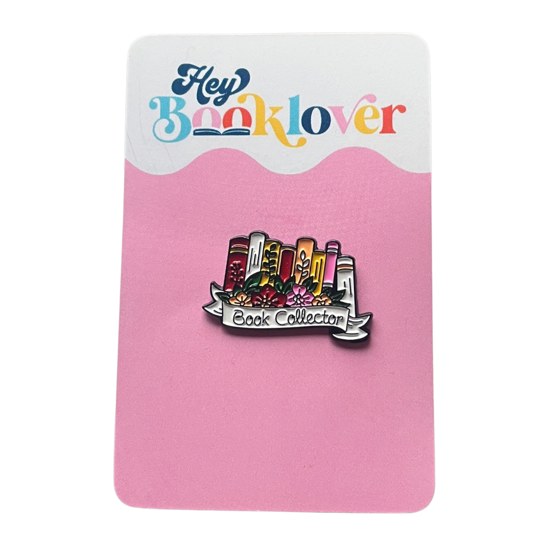 Book Collector Pin Badge