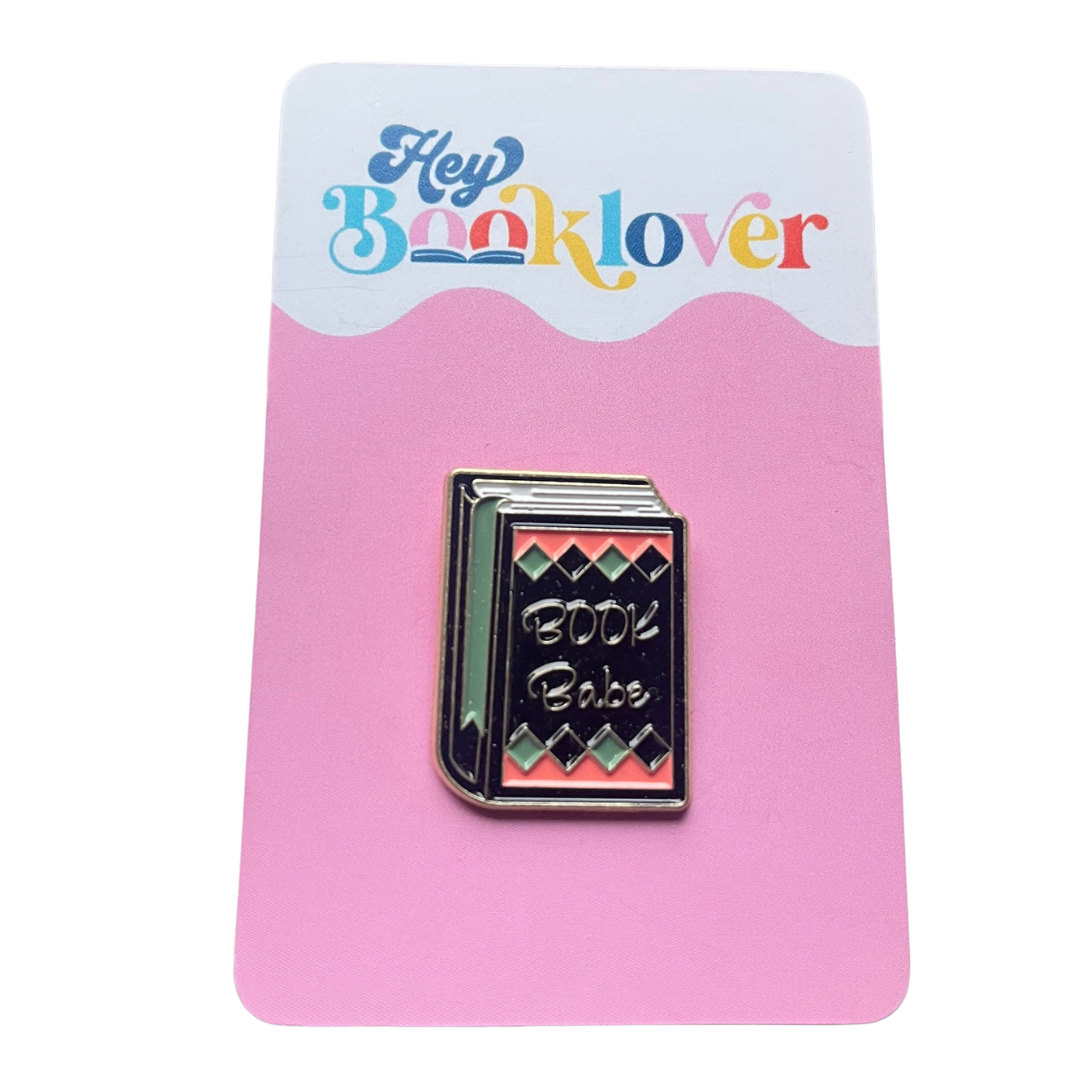 Book Babe Pin Badge