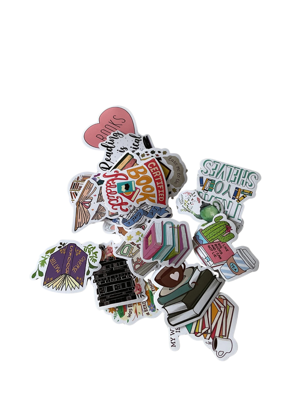 Assorted Pack of Bookish Stickers