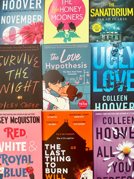 Why we only sell pre-loved fiction books
