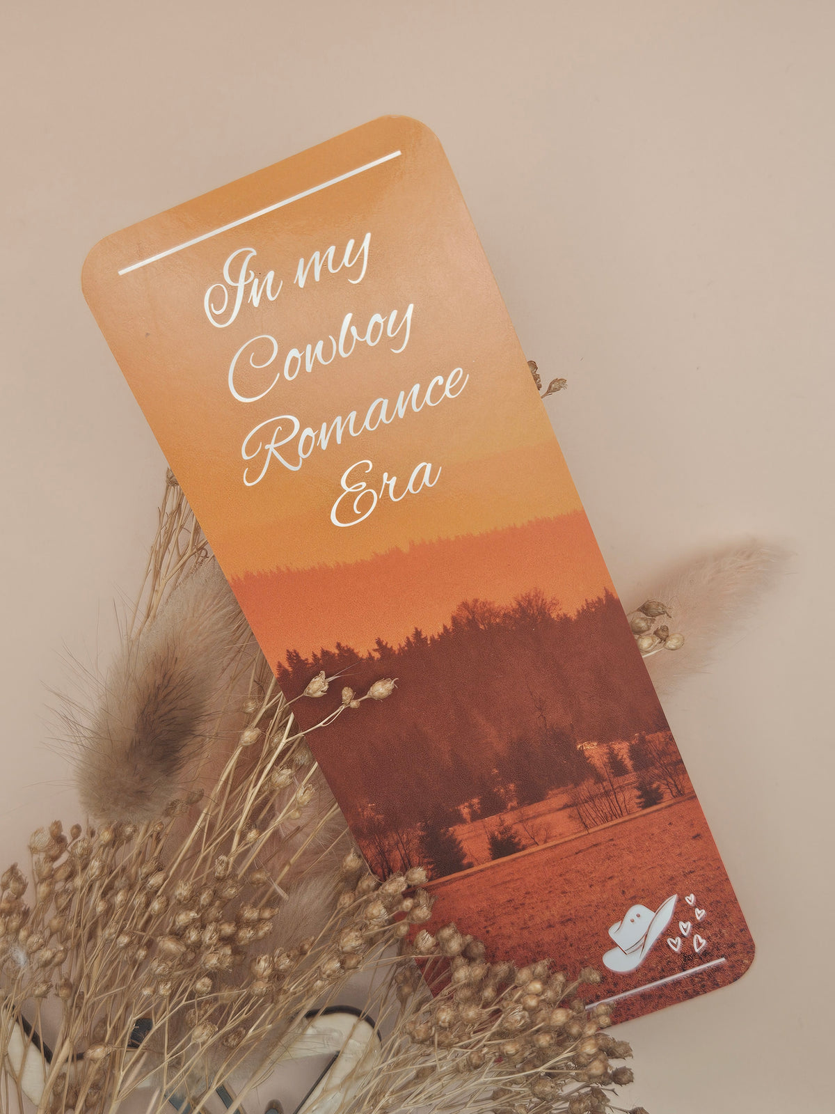 Set of three Cowboy Romance Bookmarks