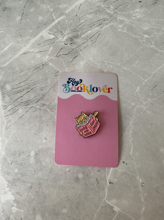 Books are better Pin Badge