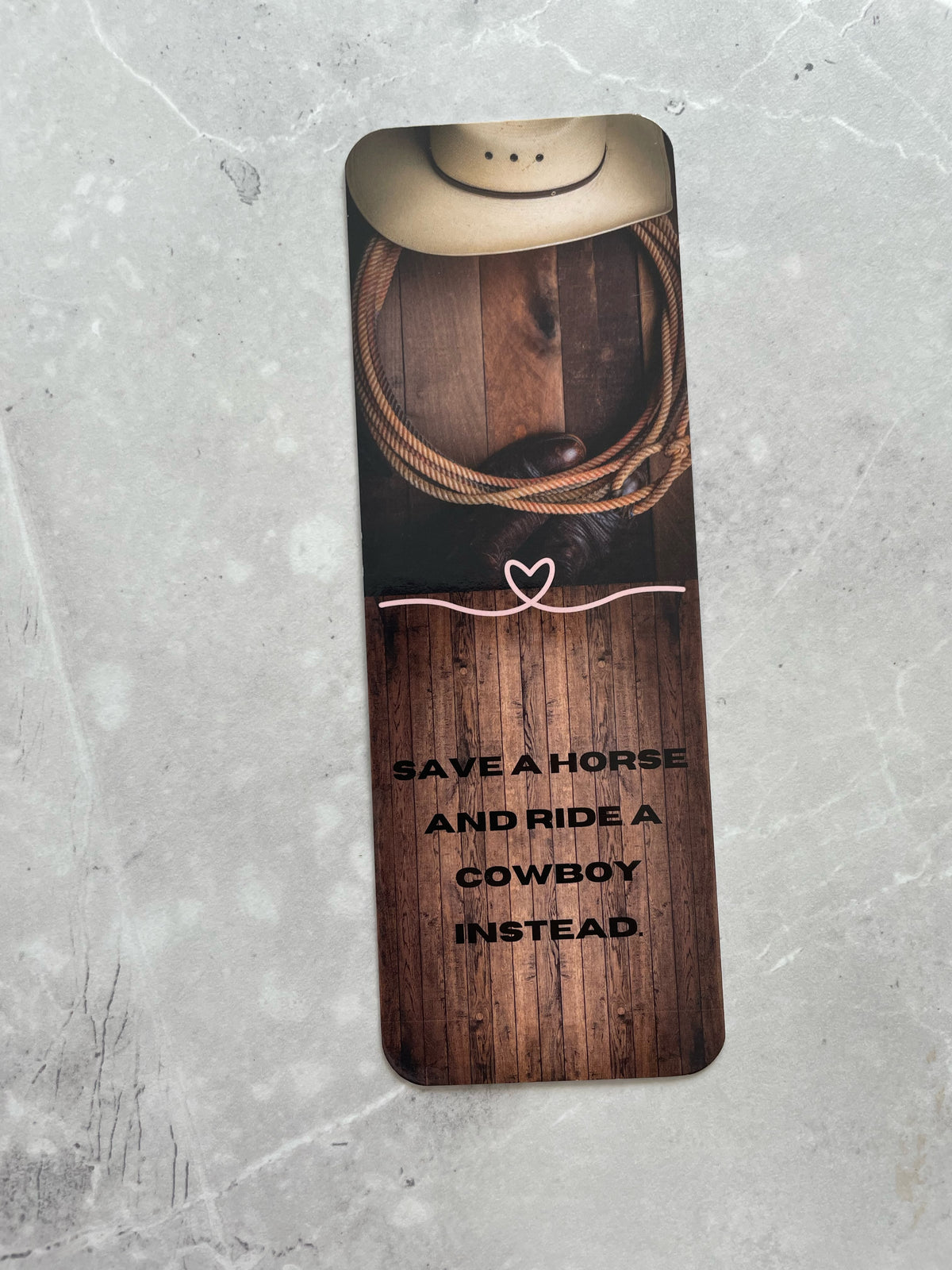 Set of three Cowboy Romance Bookmarks