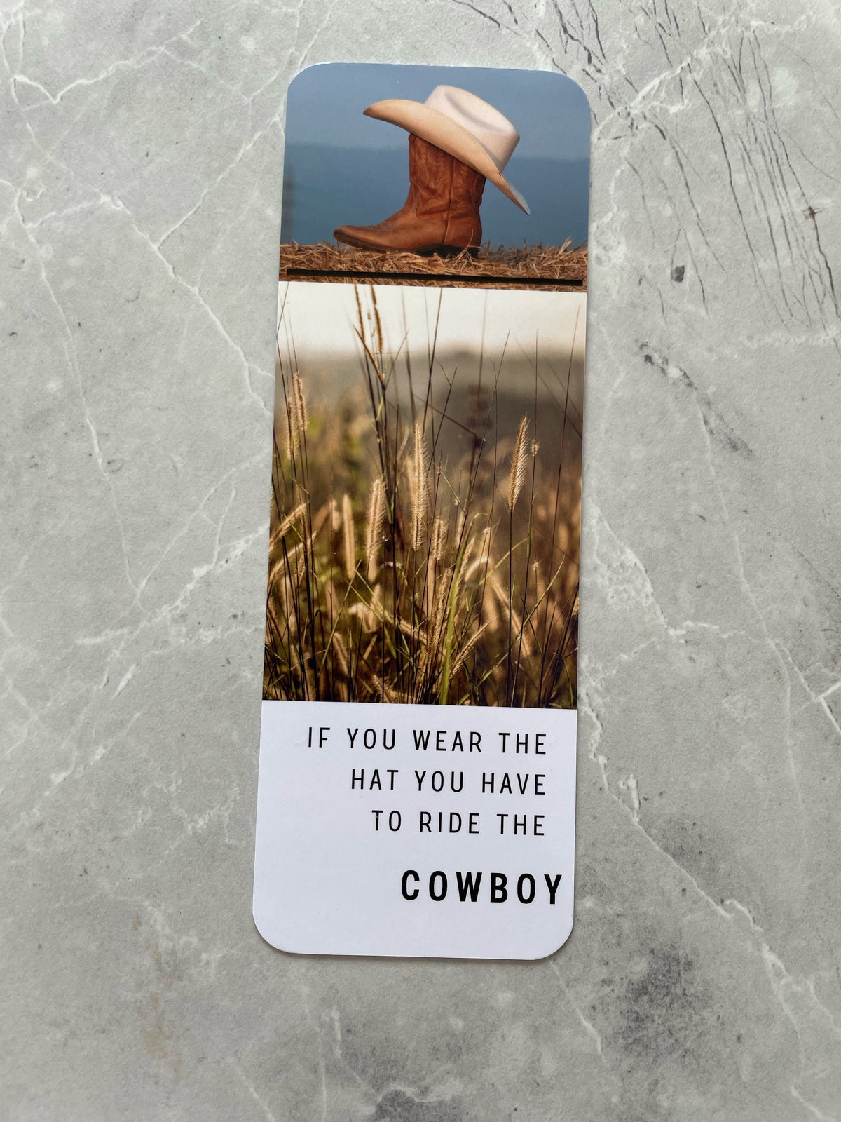 Set of three Cowboy Romance Bookmarks