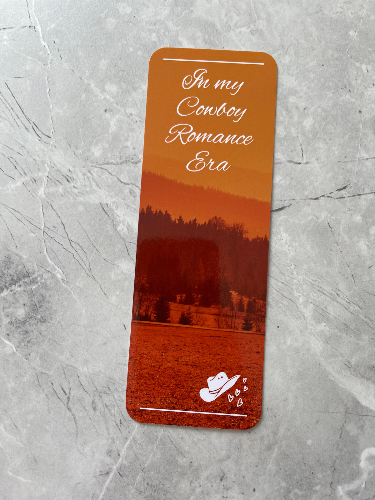 Set of three Cowboy Romance Bookmarks