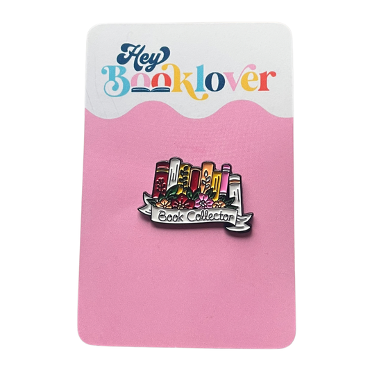 Book Collector Pin Badge