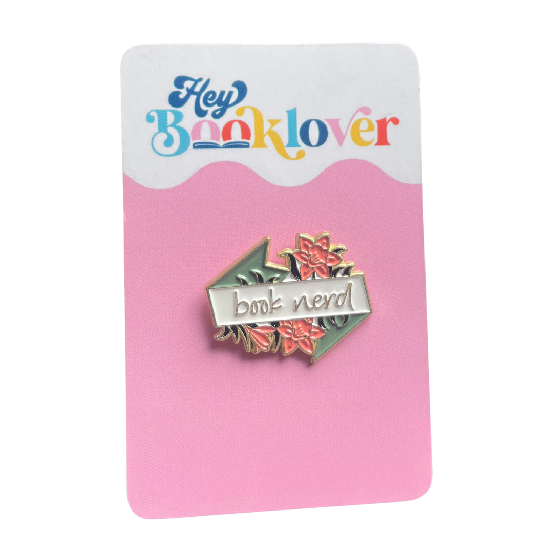 Book Nerd Pin Badge