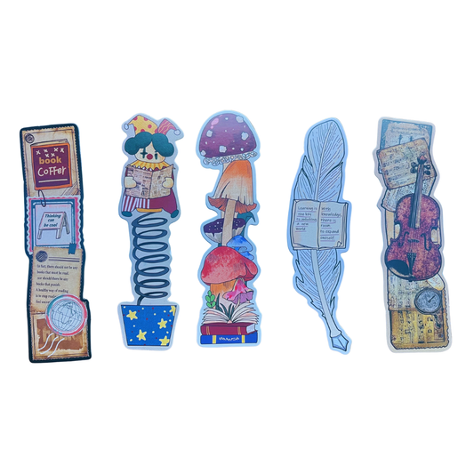 Five pack of Bookmarks
