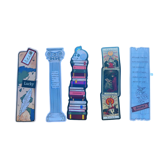 Pack of five Bookmarks