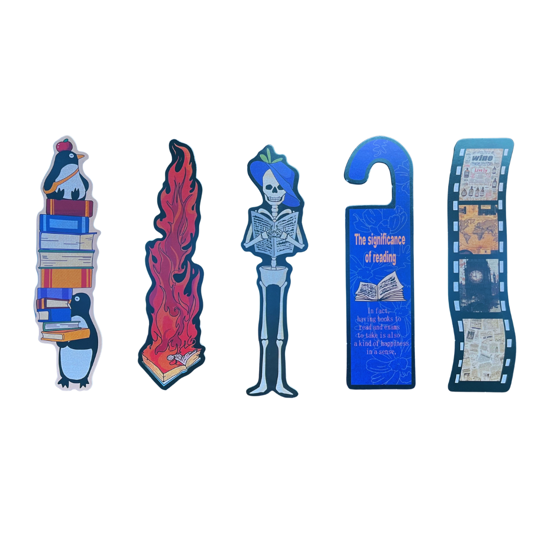 Pack of five Bookmarks