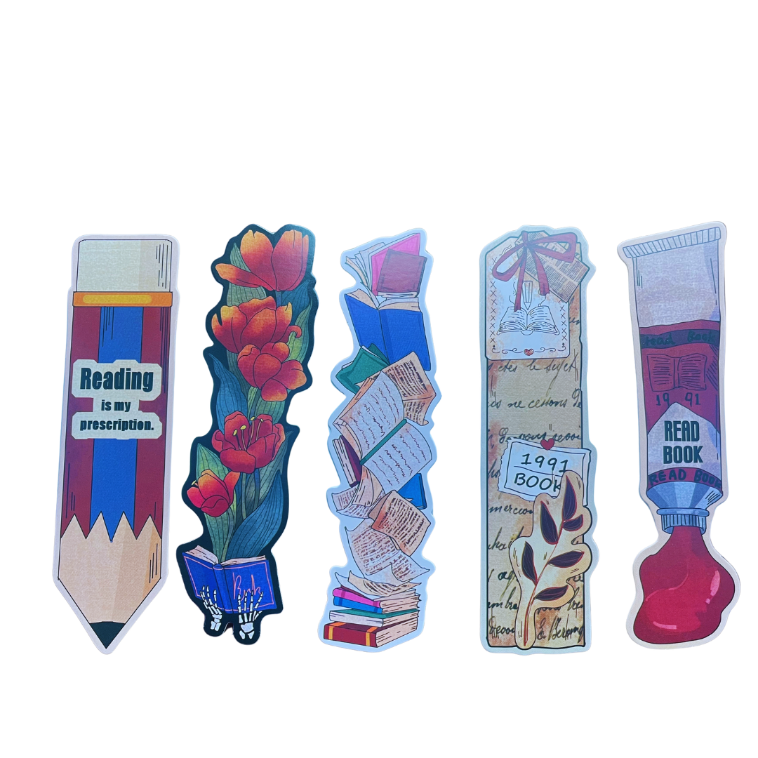 Pack of five Bookmarks