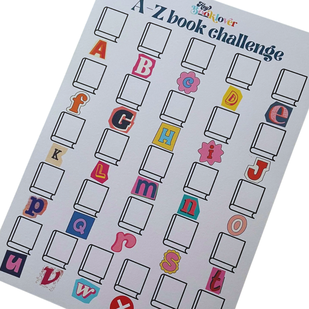A-Z Reading Challenge Poster