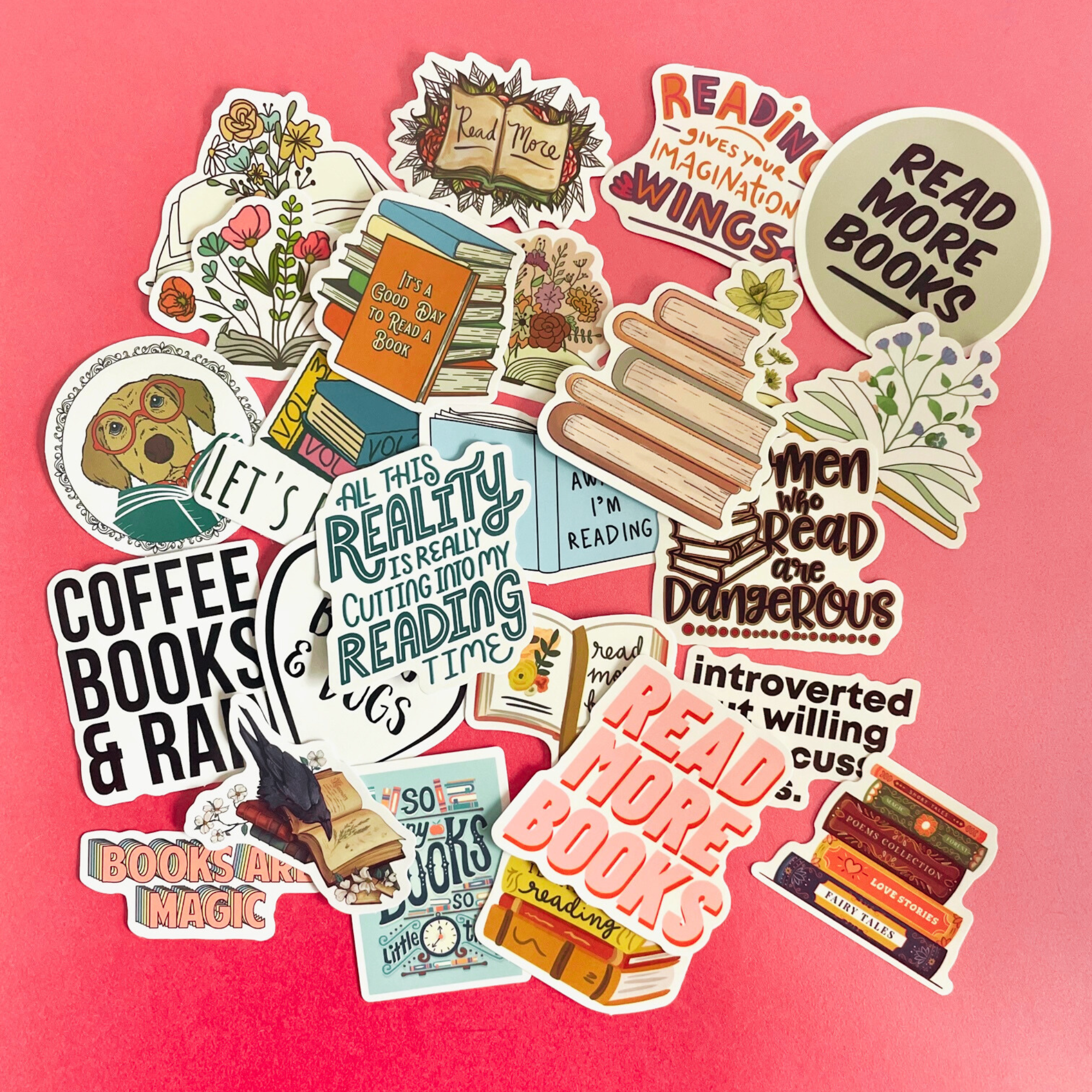 Bookish Stickers - 25 pack