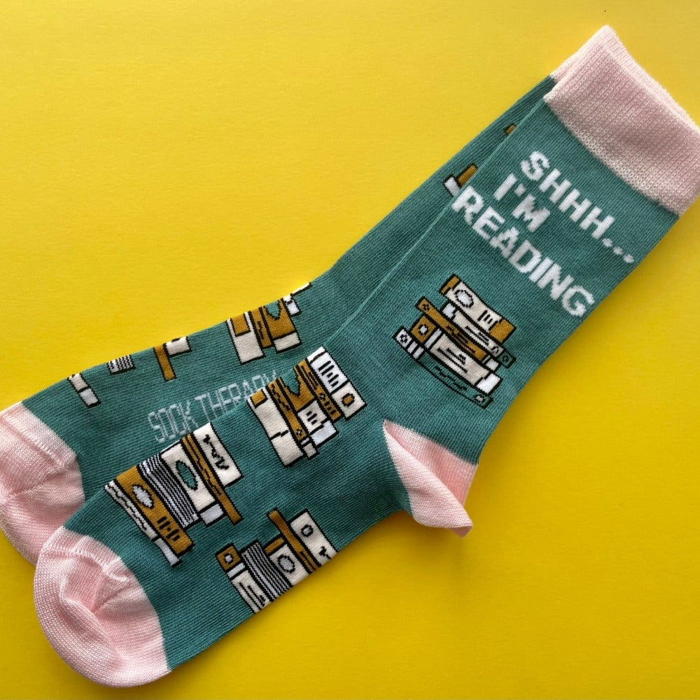 Sshh I'm Reading Socks